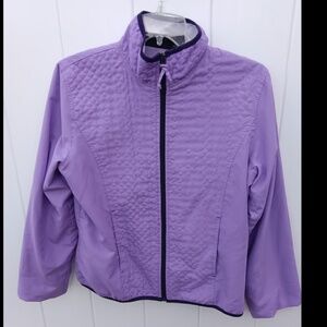 Natalie & Me M Lightweight Jacket Full Zip Purple